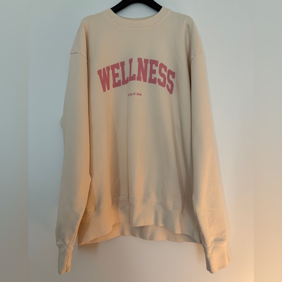 Sporty and Rich Pink Wellness Ivy Sweatshirts size M - Picture 2 of 6
